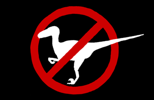 zákaz vstupu raptorům